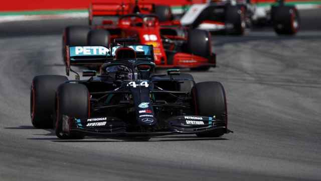Lewis Hamilton, en el GP de España
