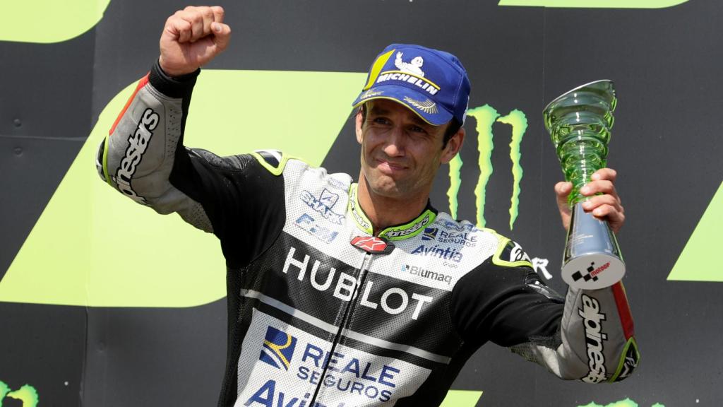 Zarco celebra su tercera plaza