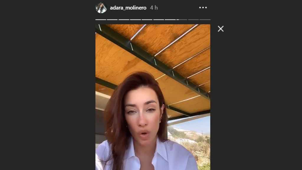 Adara Molinero responde a sus haters por Instagram.