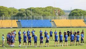 Entrenamiento del Cádiz