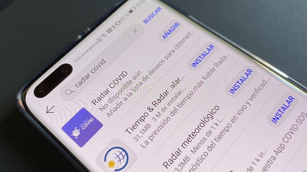 Los Huawei nuevos no son compatibles con Radar COVID