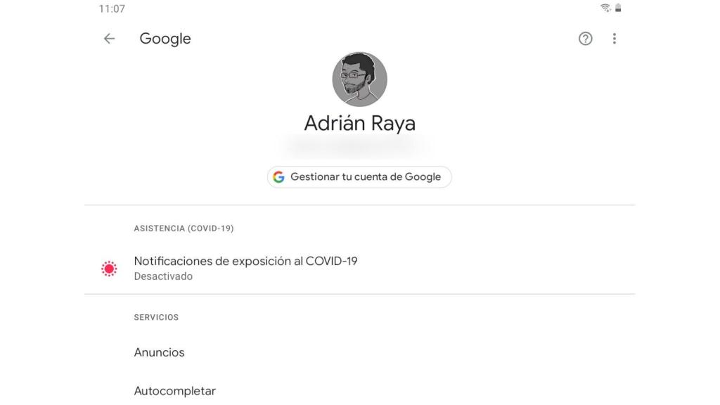 Dispositivo Android compatible con la app Radar COVID