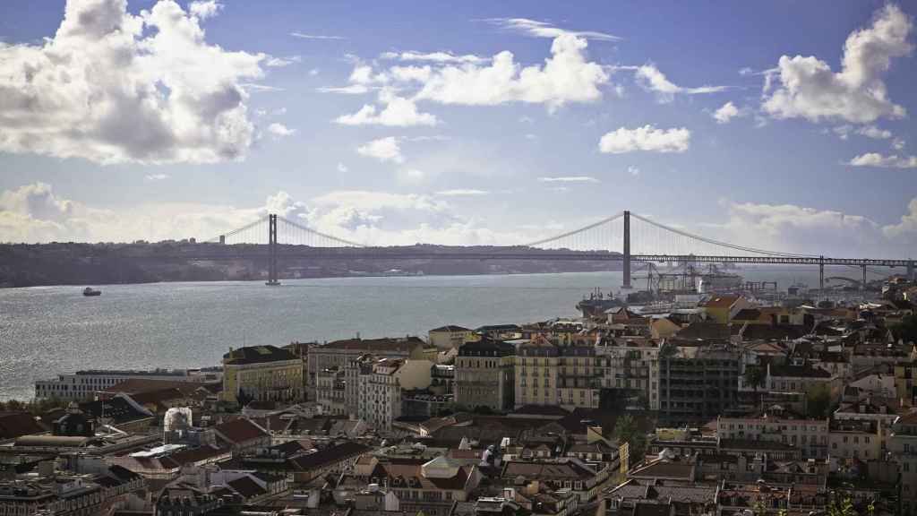 Vistas de Lisboa desde el barrio de Baixa.