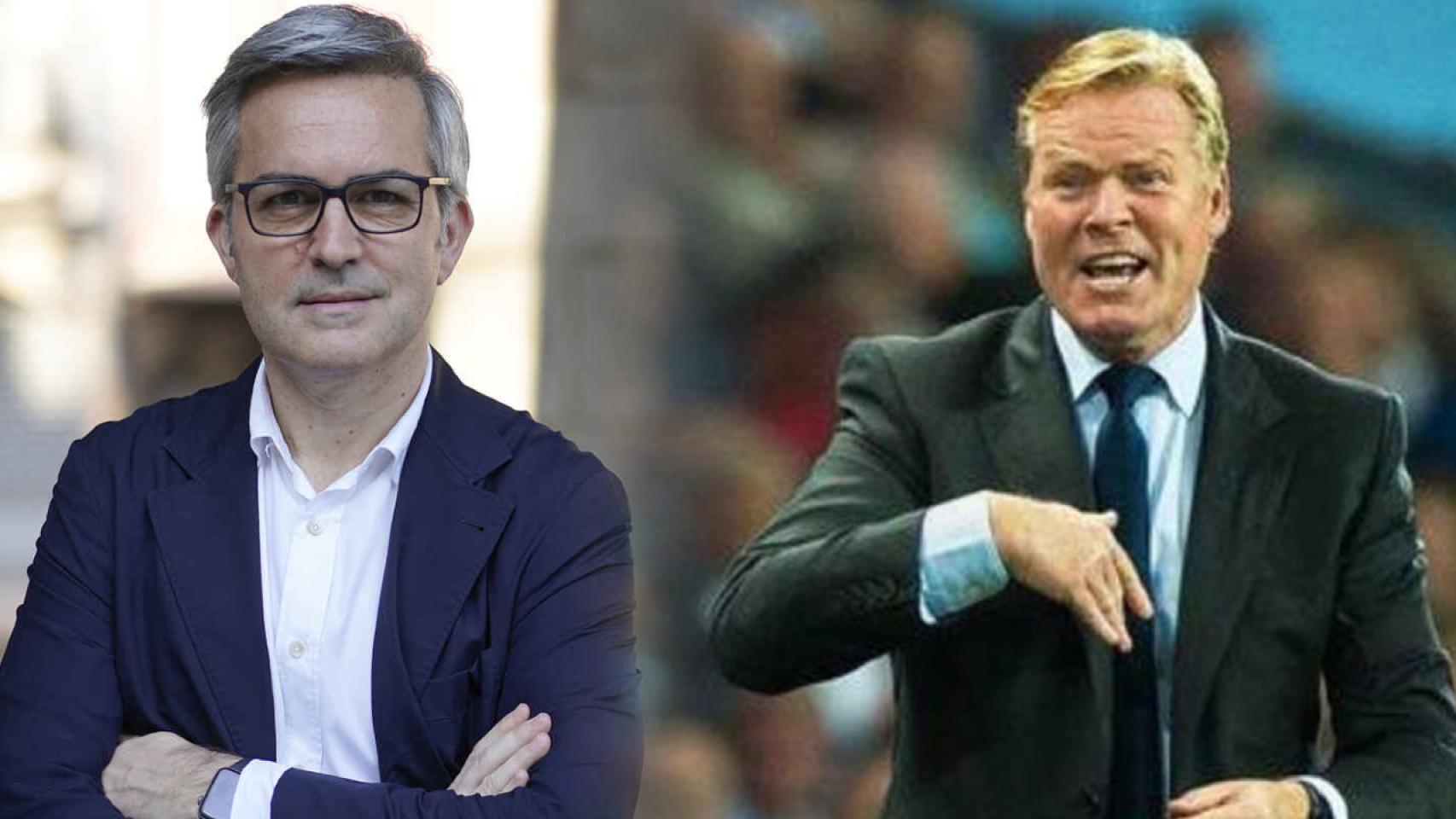 Víctor Font y Ronald Koeman