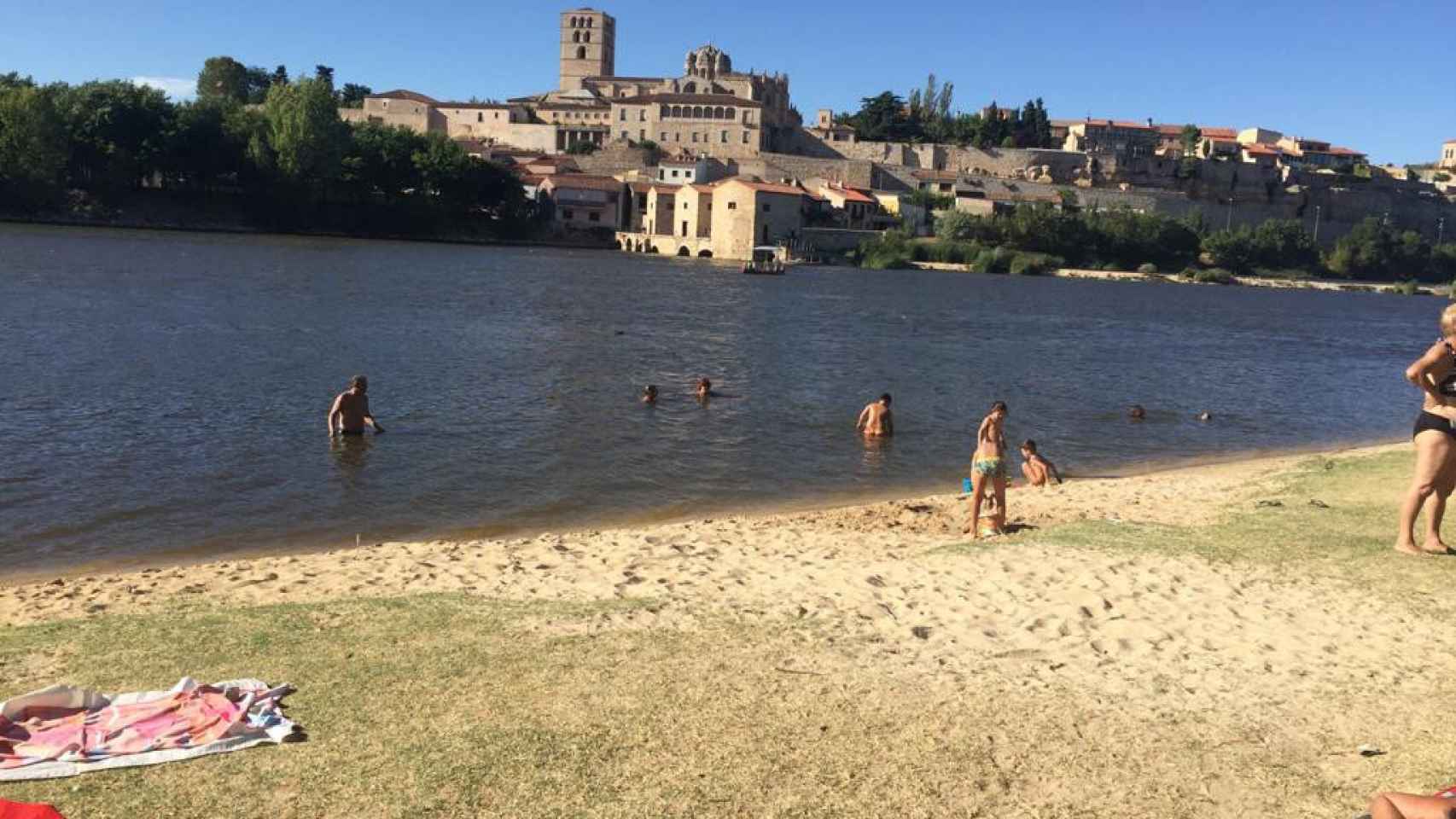 Playa de Los Pelambres en Zamora