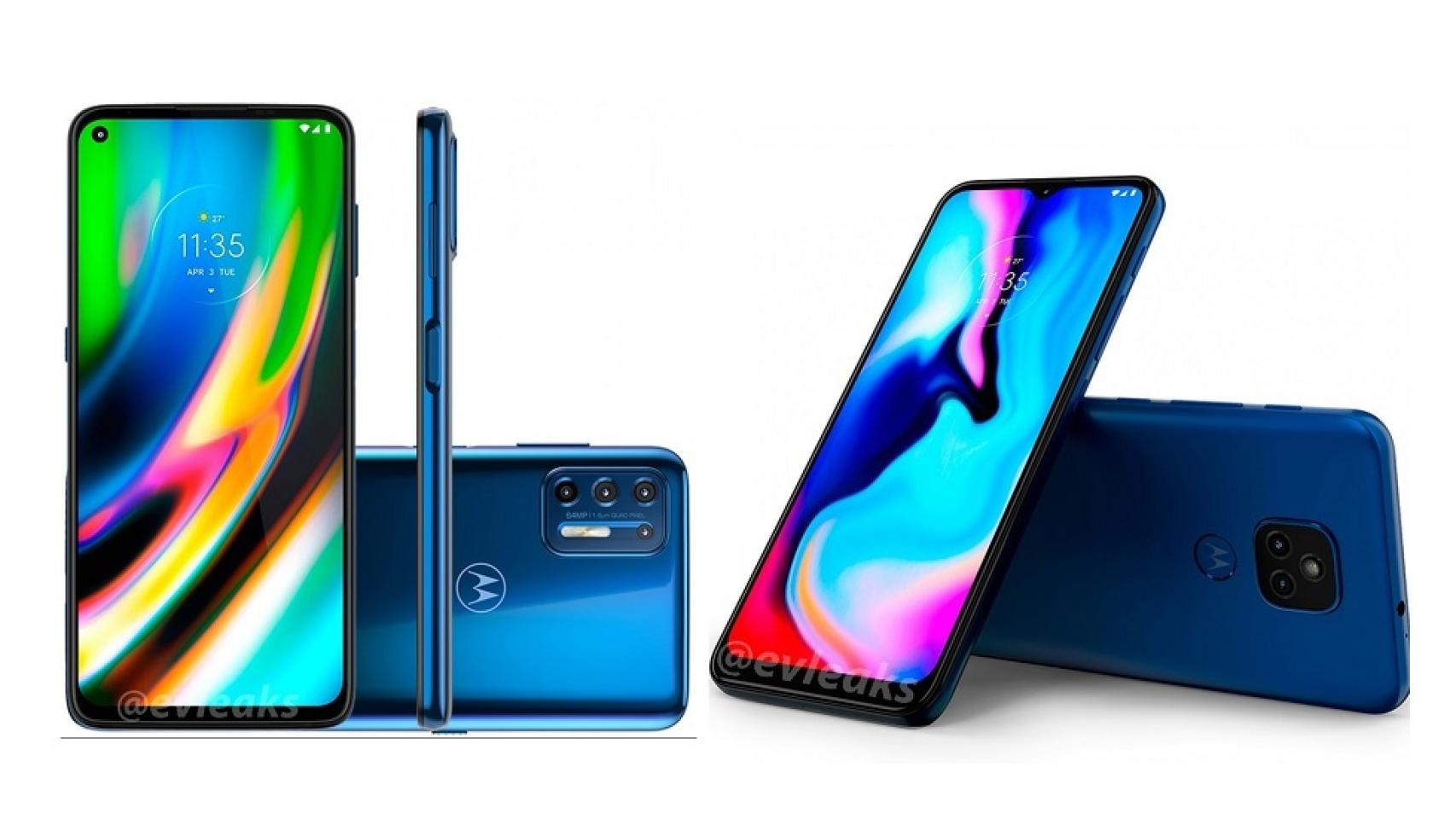 Los Moto G9 Plus y Moto E7 Plus filtrados: este es su diseño