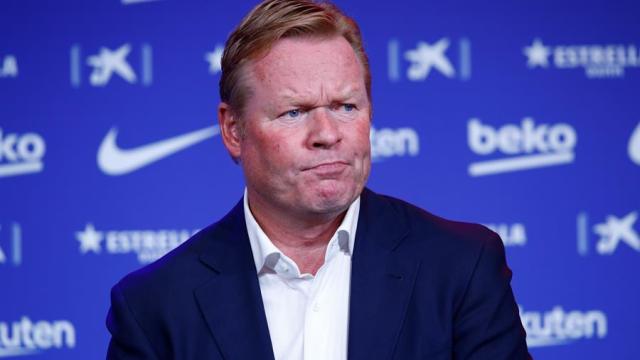 Ronald Koeman, en su presentación como nuevo entrenador del Barcelona