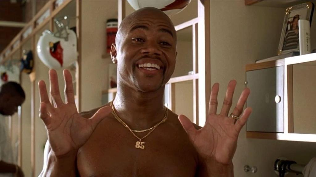 El actor Cuba Gooding Jr en Jerry Maguire.