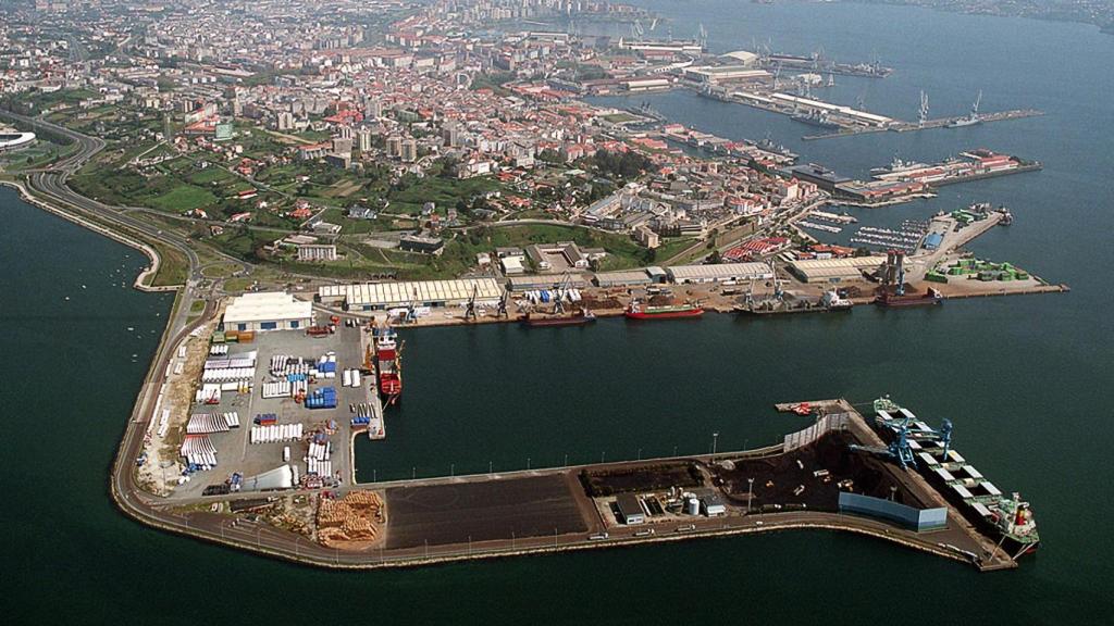 Vista área de Ferrol.