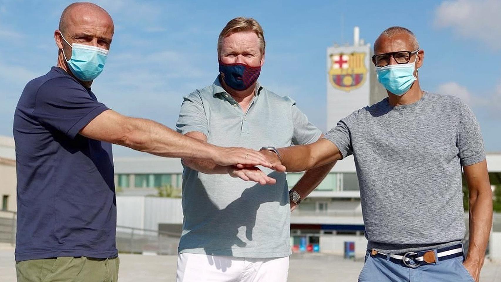 Koeman, Larsson y Schreuder