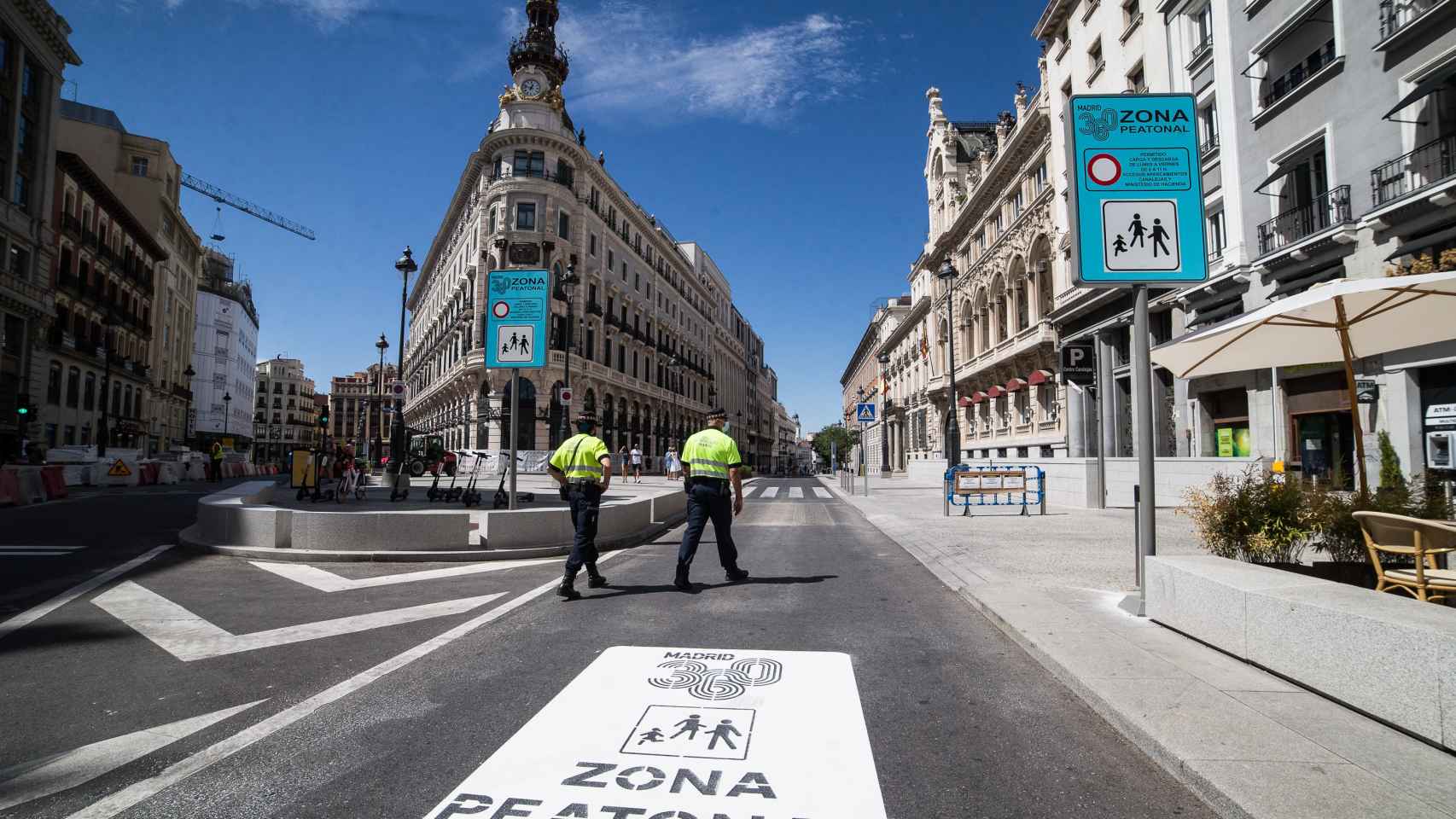 Imagen de una calle de Madrid.