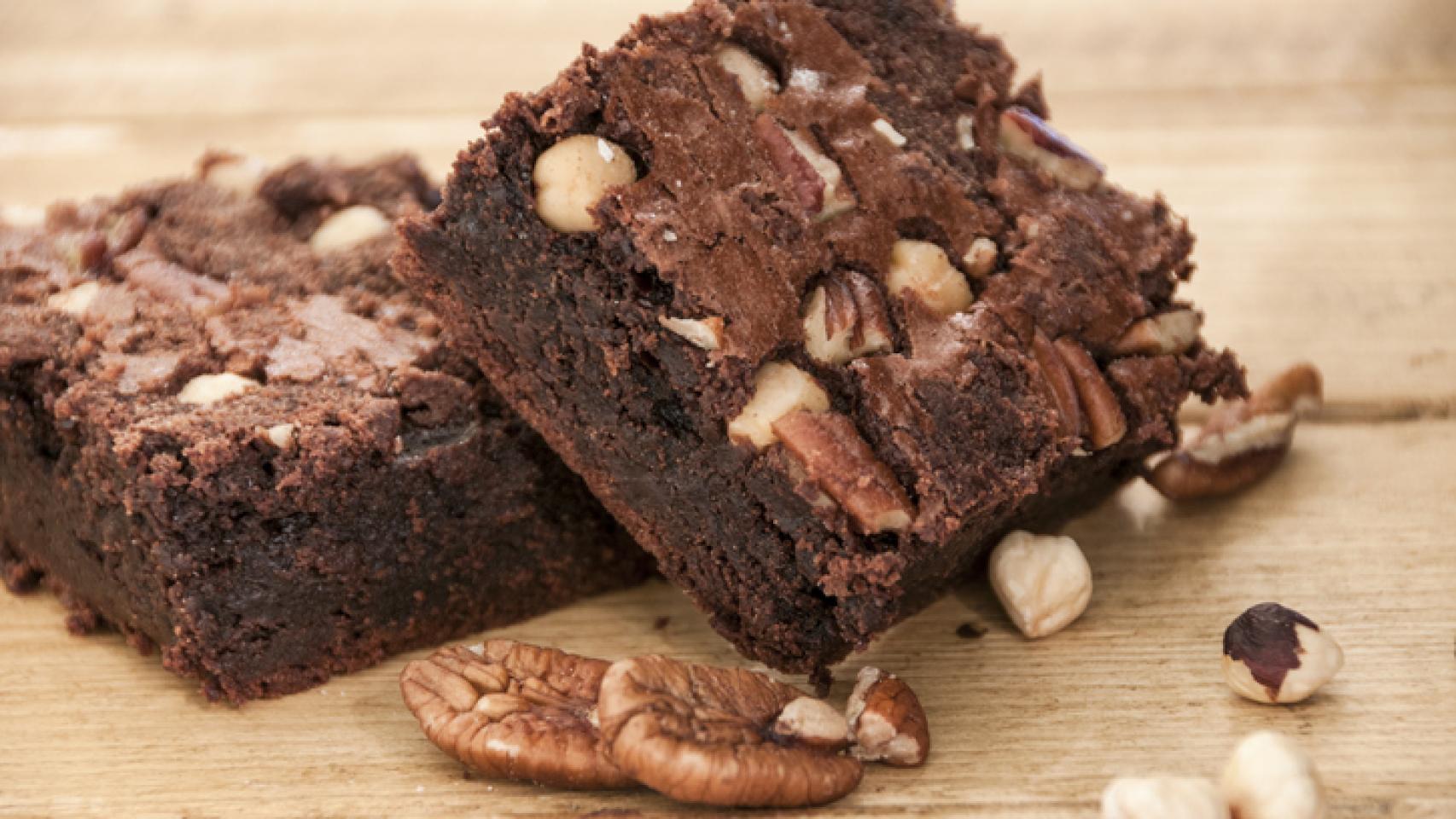 Receta de brownies sin horno