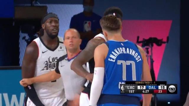 Montrezl Harrell y su insulto racista a Luka Doncic