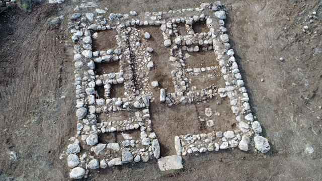 restos de un fuerte canaanita de hace 3.200 años.