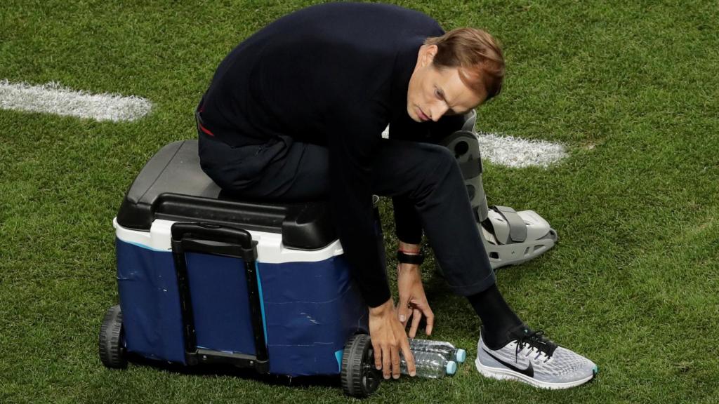 Thomas Tuchel, durante la final de la Champions League