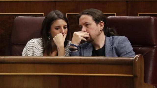 Iglesias y Montero en el Congreso, en una imagen de archivo.