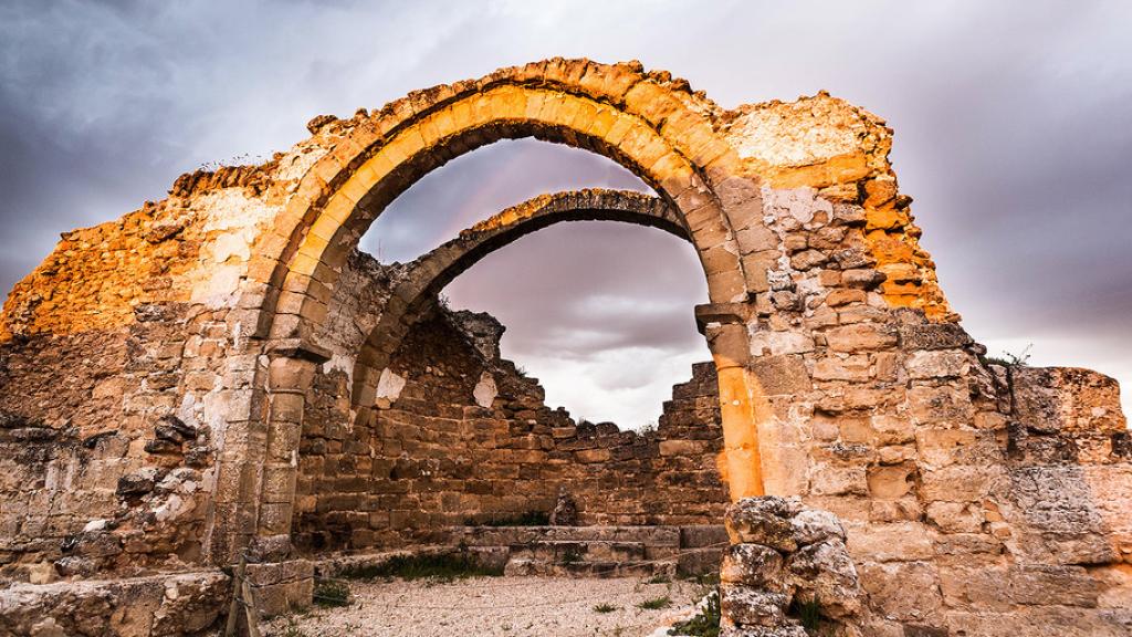 Restos de la basílica de Recópolis.