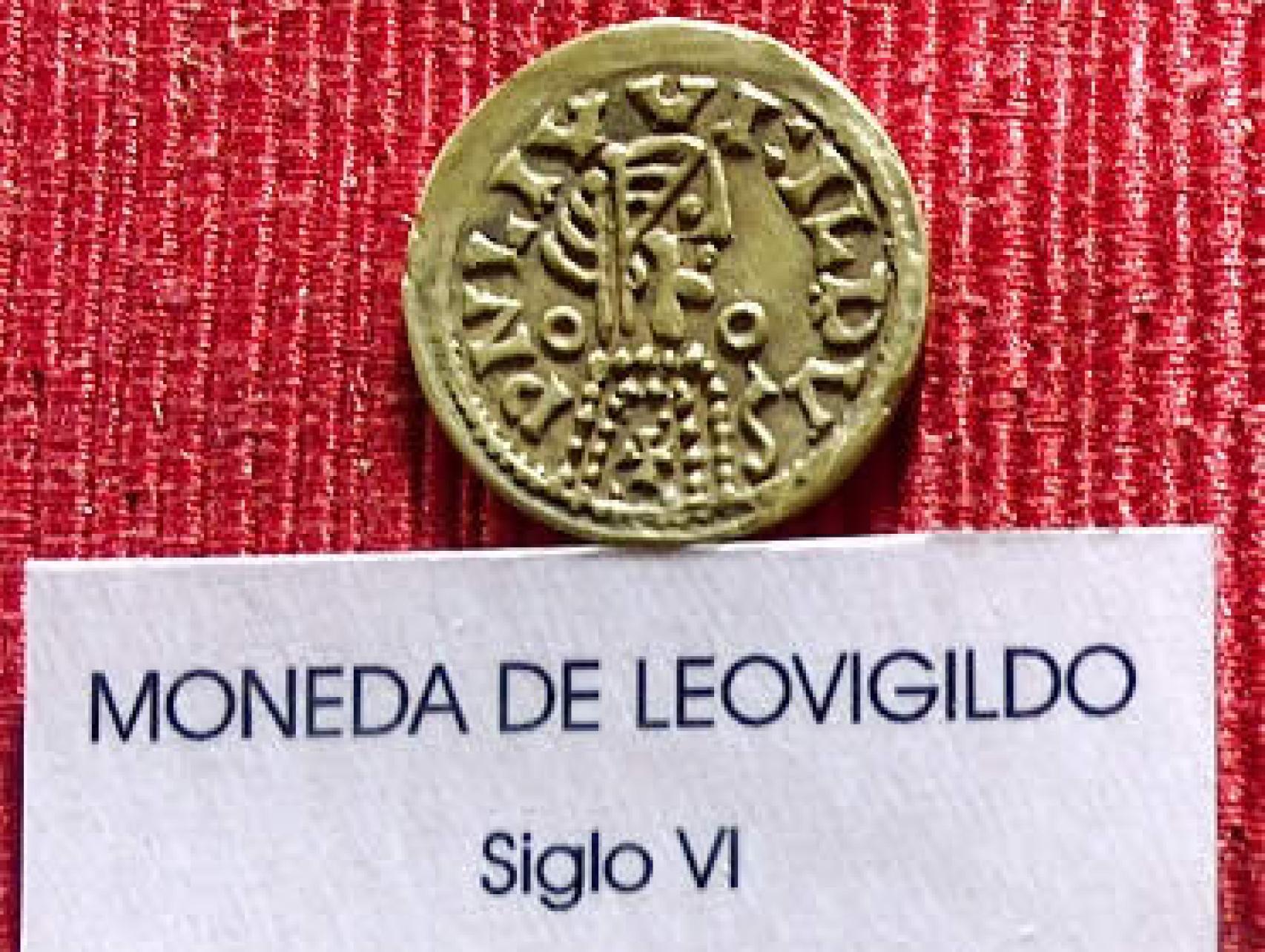 Moneda acuñada en el siglo VI.