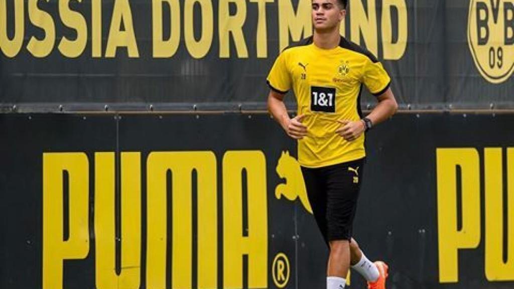 Reinier Jesus, durante un entrenamiento con el Borussia Dortmund. Foto: Instagram (@reinier.jesus)