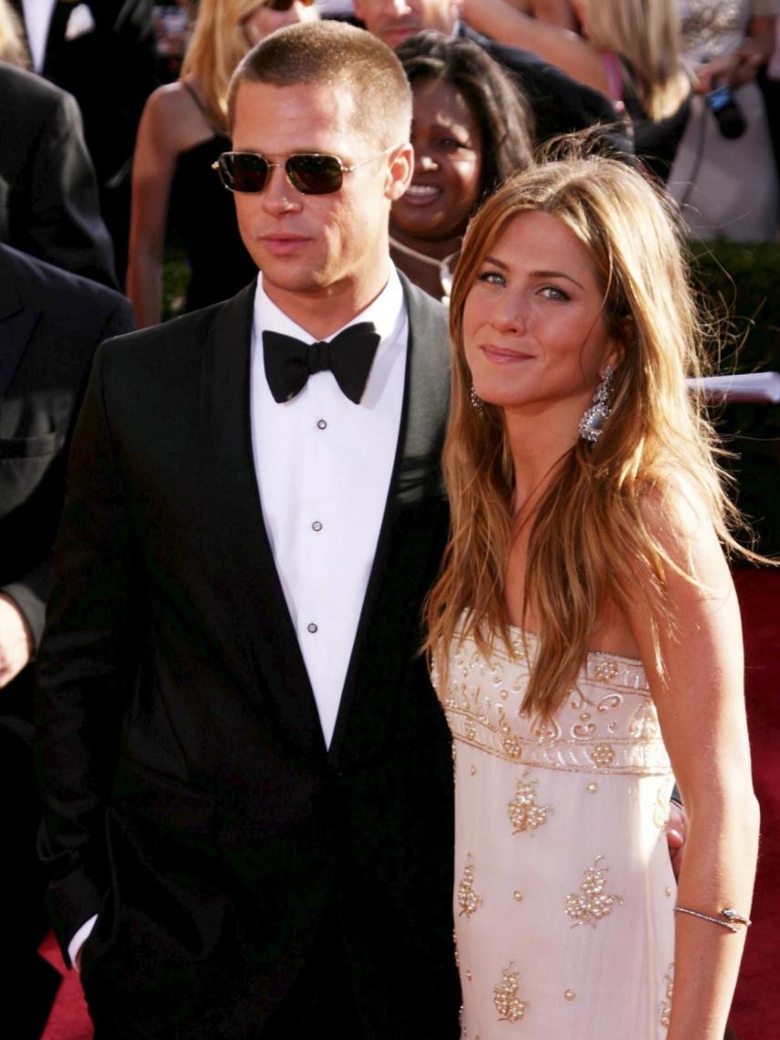 Brad Pitt y Jennifer Aniston, en una imagen de archivo.