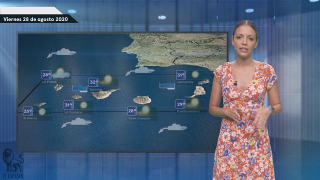 Fotograma del vídeo con el pronóstico del tiempo de El Español.