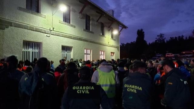 Imagen de archivo de una batida en Cerdido en busca de Yago de la Puente.