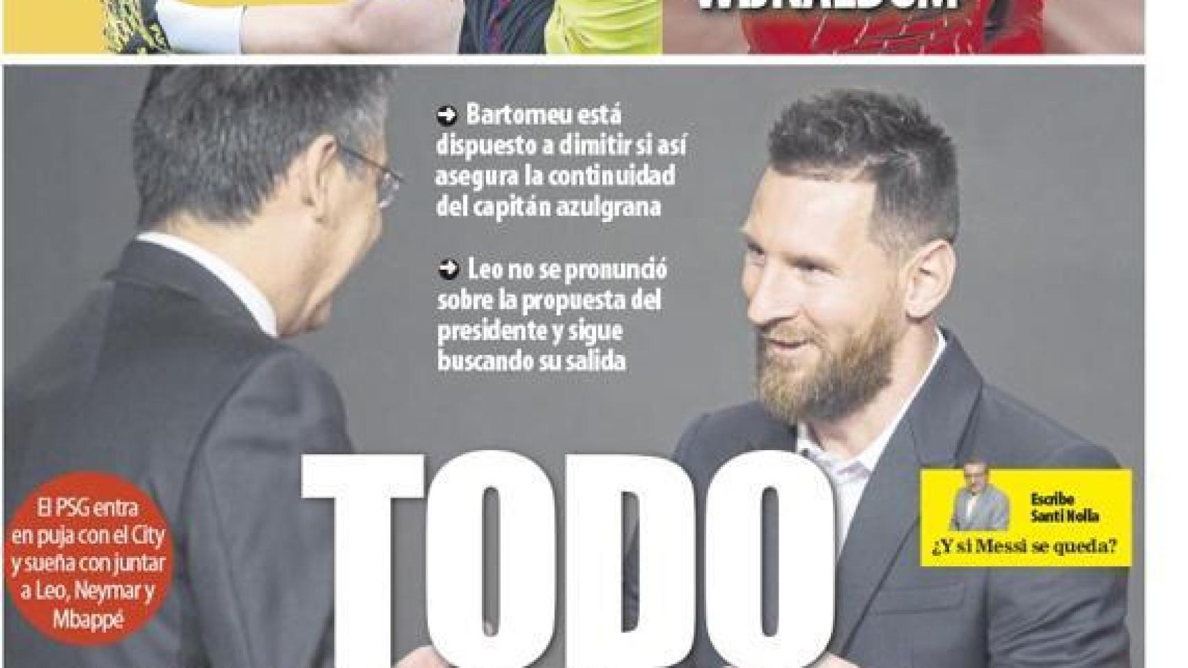 Portada Mundo Deportivo