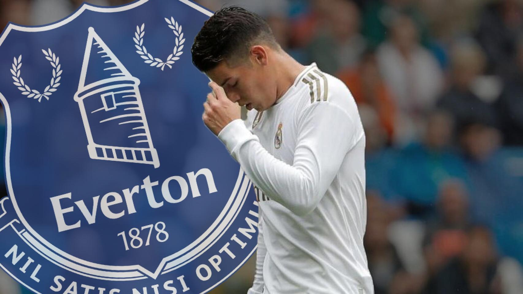 James Rodríguez y el Everton