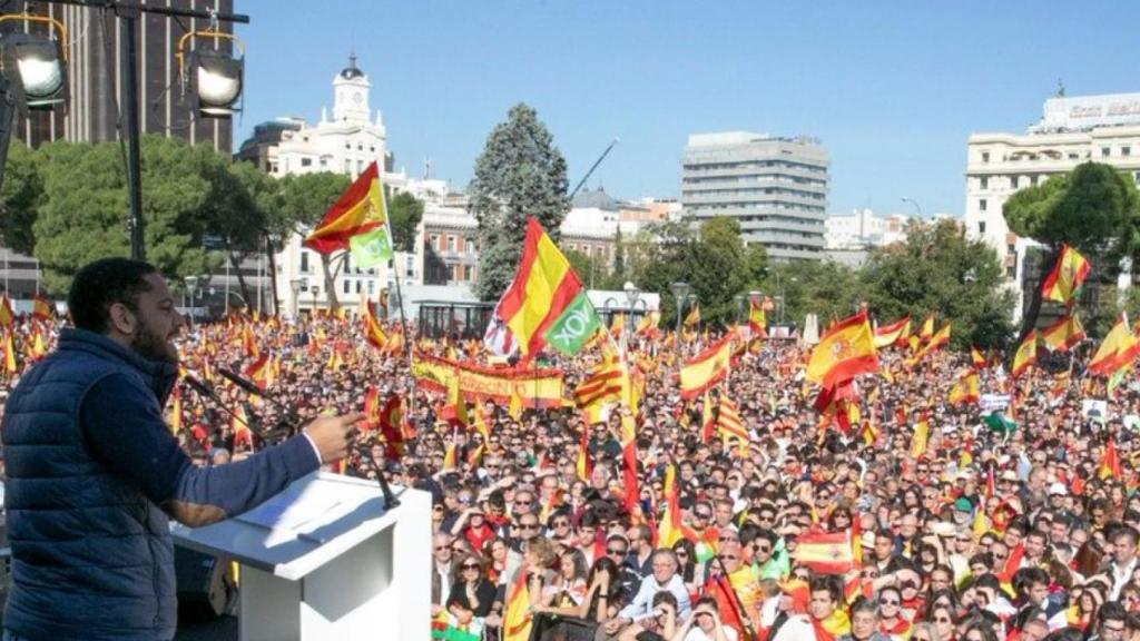 El candidato de Vox en Cataluña, Ignacio Garriga.