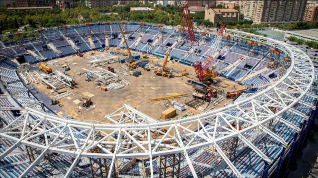 Reforma del estadio del Levante.