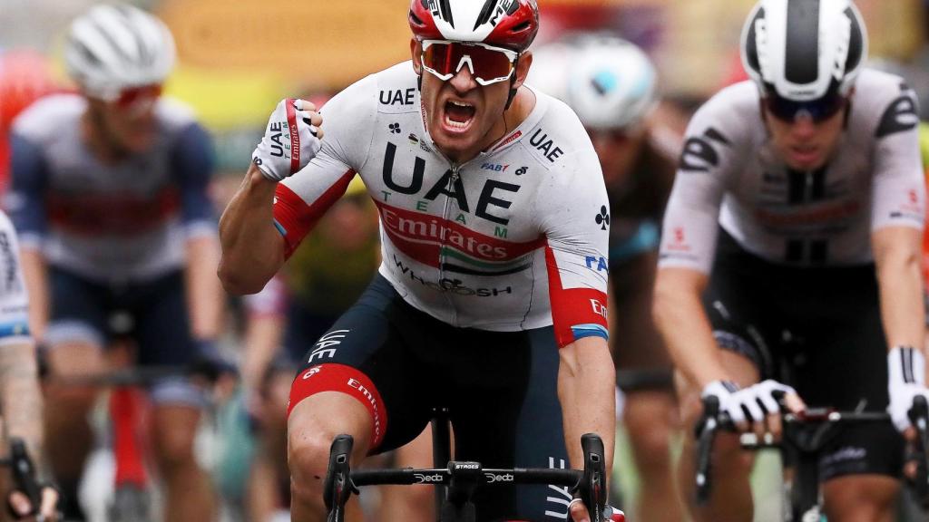 Alexander Kristoff celebra la victoria