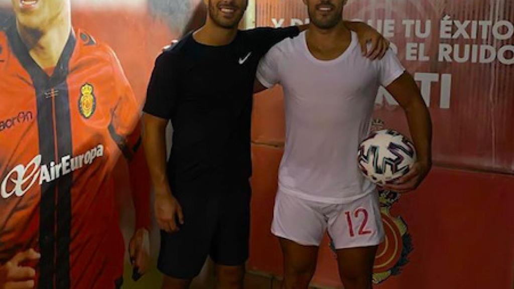 Marco Asensio junto a su hermano Igor