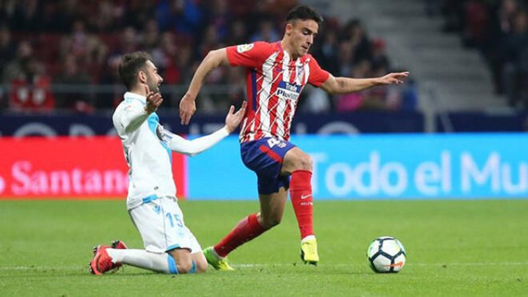 FOTO: Carlos Isaac, en un partido con el Atlético.