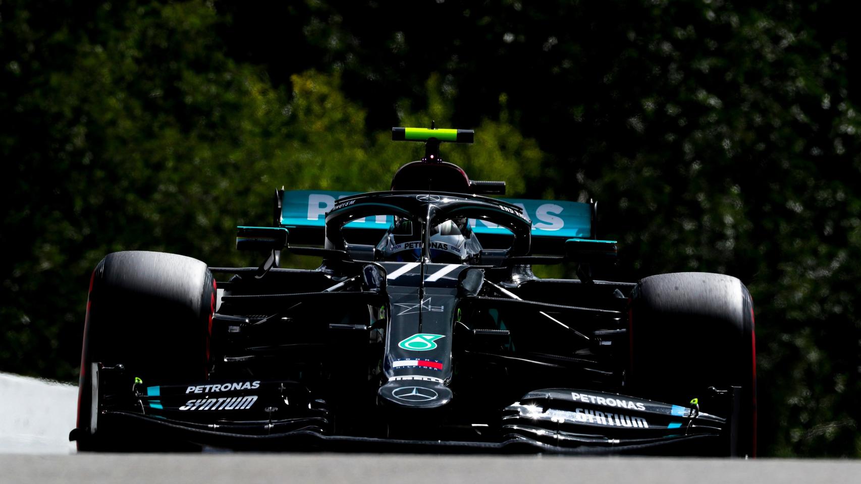 El coche de Lewis Hamilton en SPA