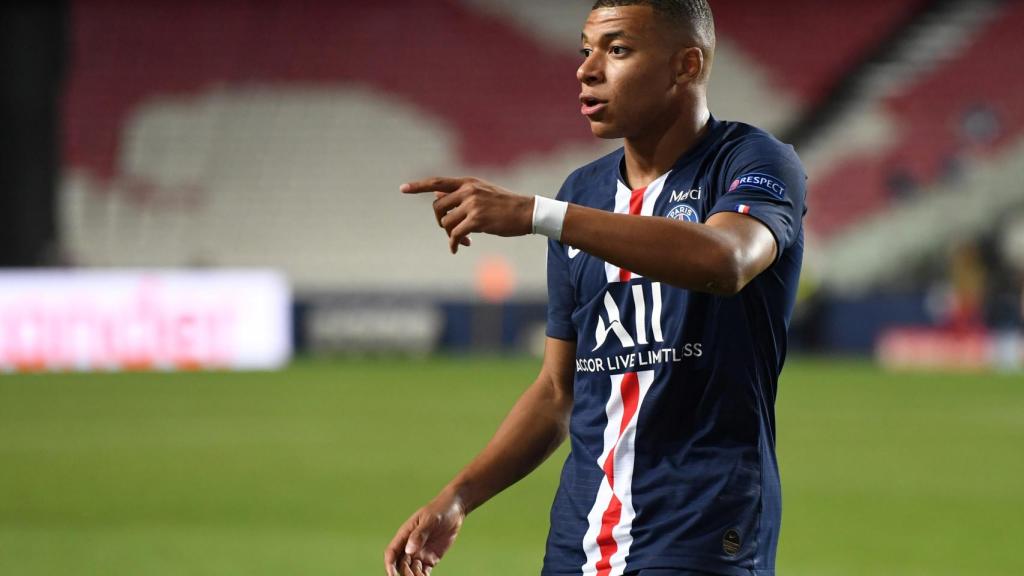 Kylian Mbappé, en la final de la Champions League 2019/2020 con el PSG