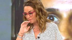 Toñi Moreno, en su última llamada de atención del tertuliano. (Telecinco)