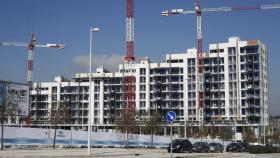 Un edificio en construcción en una imagen de archivo.