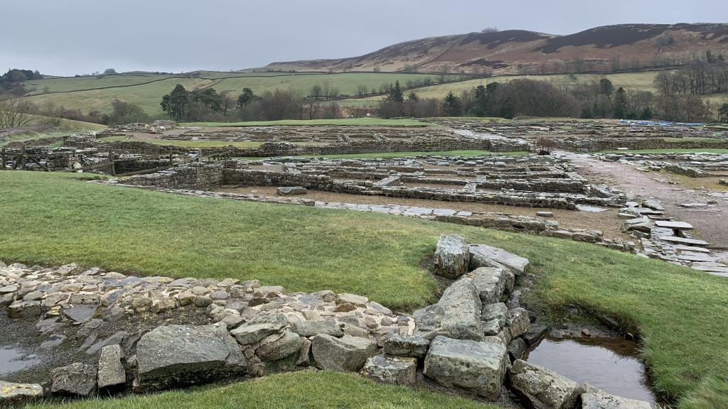 Vista del yacimiento de Vindolanda.