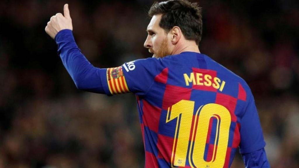 Leo Messi, en un partido del Barcelona en la temporada 2019/2020