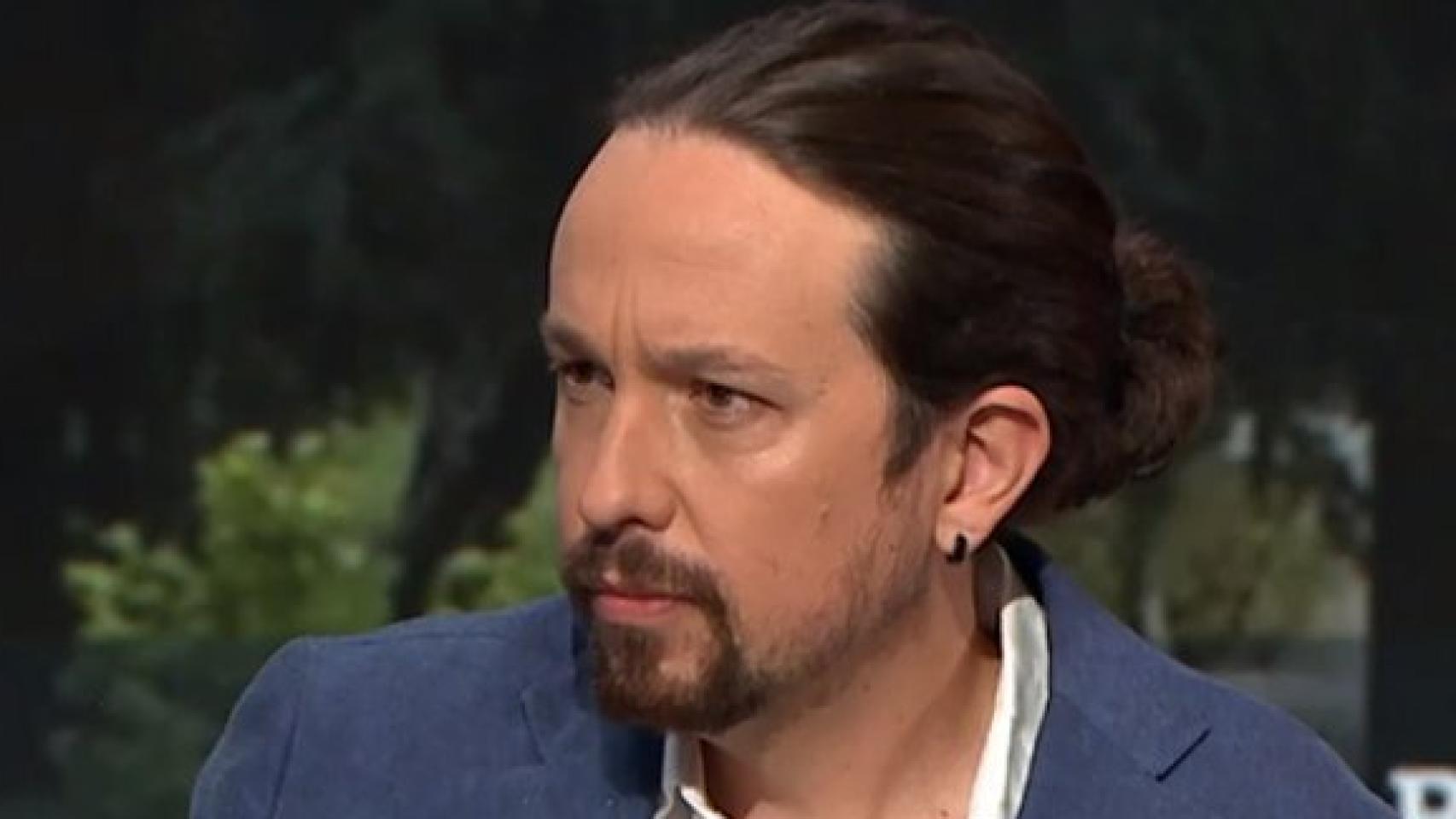 Pablo Iglesias en el programa 'Al rojo vivo' en La Sexta.