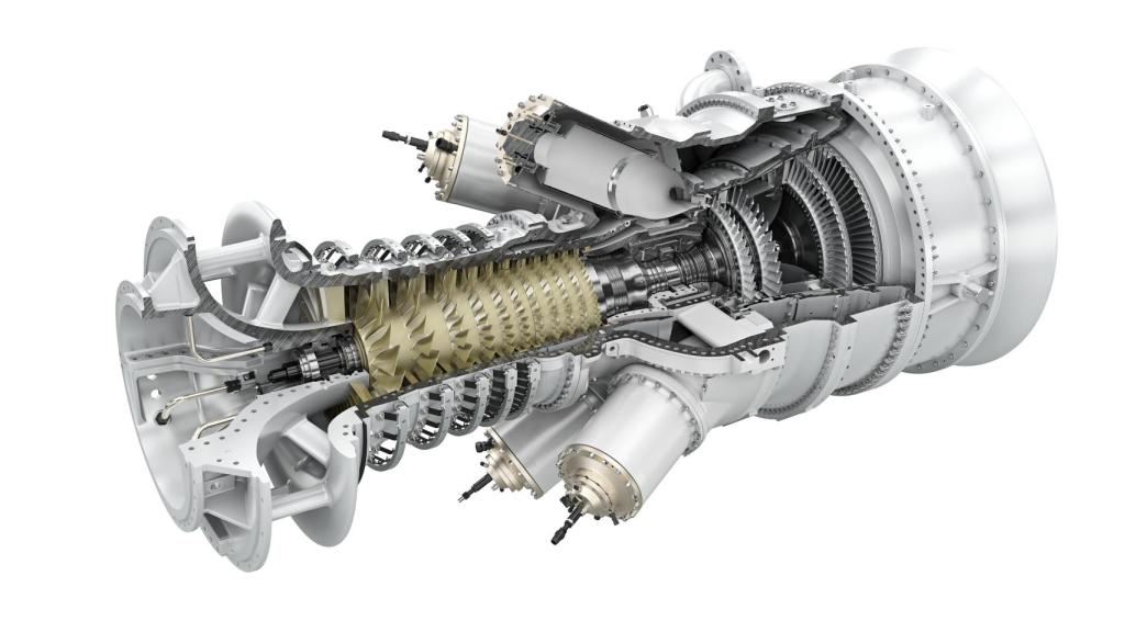 turbina de gas de Siemens para utilizar hidrógeno