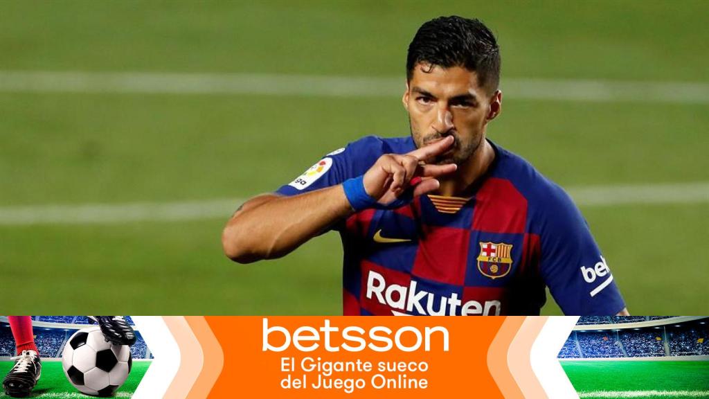 Luis Suárez, en un partido del Barcelona