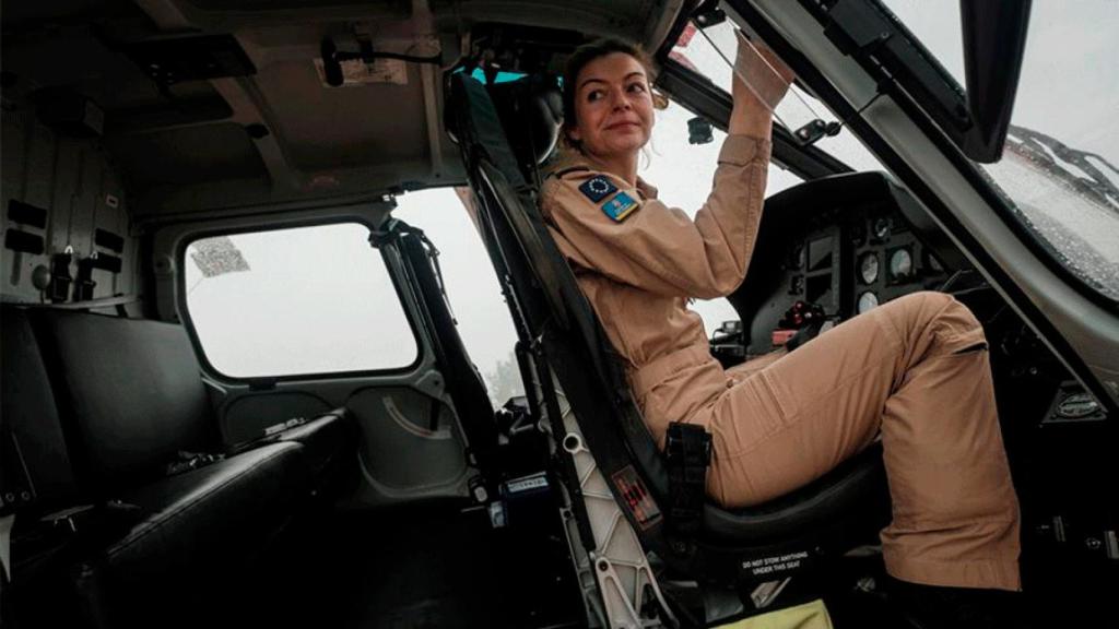 Marlene Nogueira fue la primera piloto de helicóptero militar de Portugal.