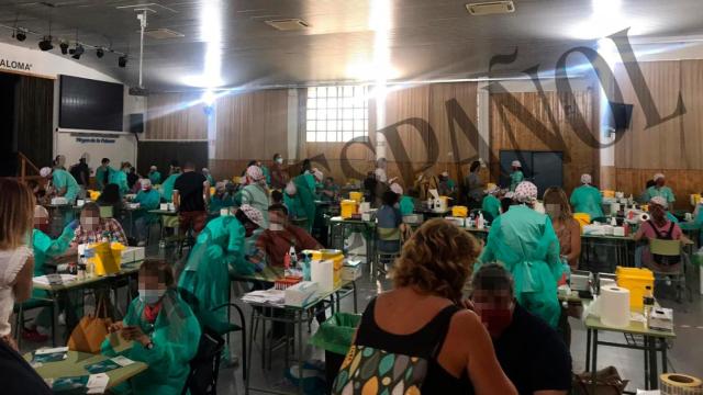 Imagen del auditorio en el que se celebran las pruebas en el IES Virgen de la Paloma