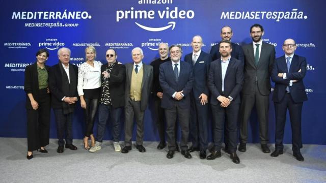 Rueda de prensa de Amazon y Mediaset España