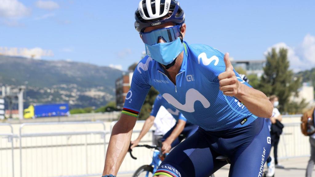 Alejandro Valverde, en el Tour de Francia