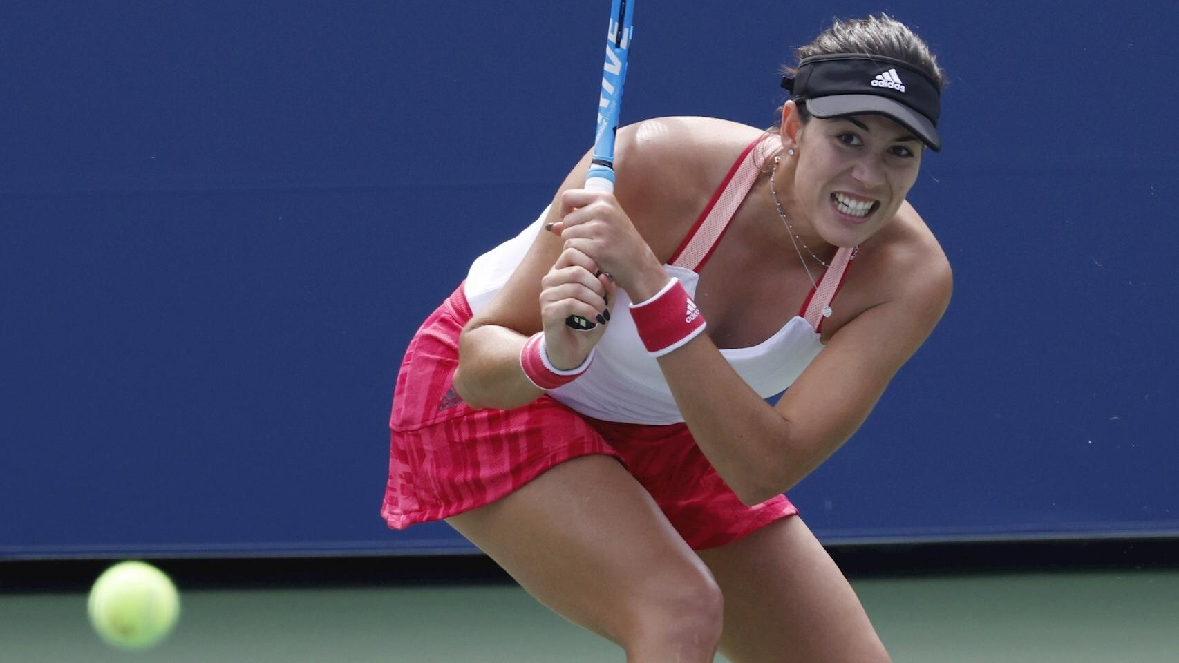 Muguruza, durante la segunda ronda del US Open.