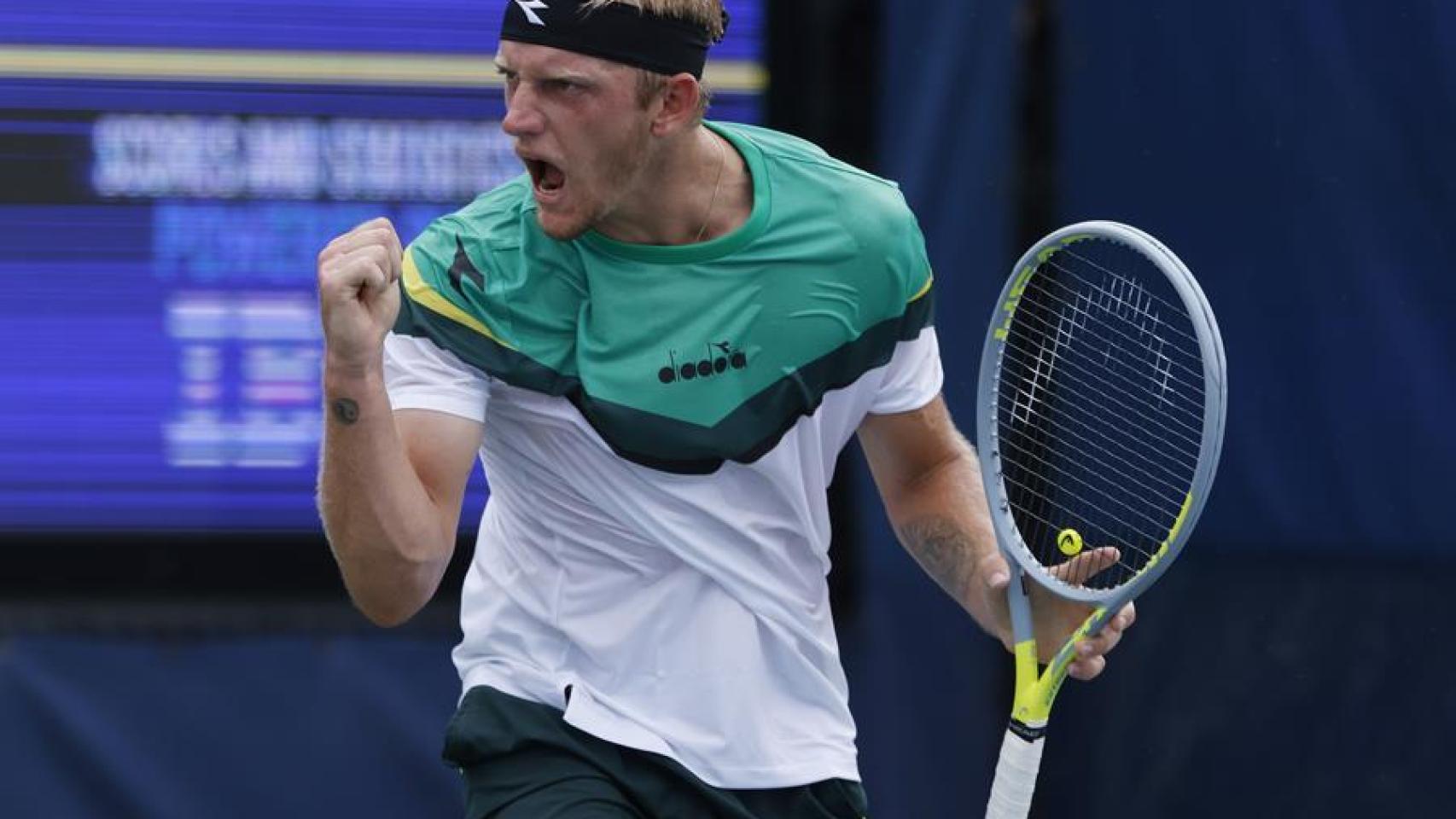 Davidovich, durante la segunda ronda del US Open.