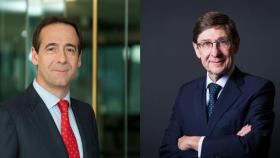 Gonzalo Gortázar, CEO de Caixabank y José Ignacio Goirigolzarri, presidente de Bankia.