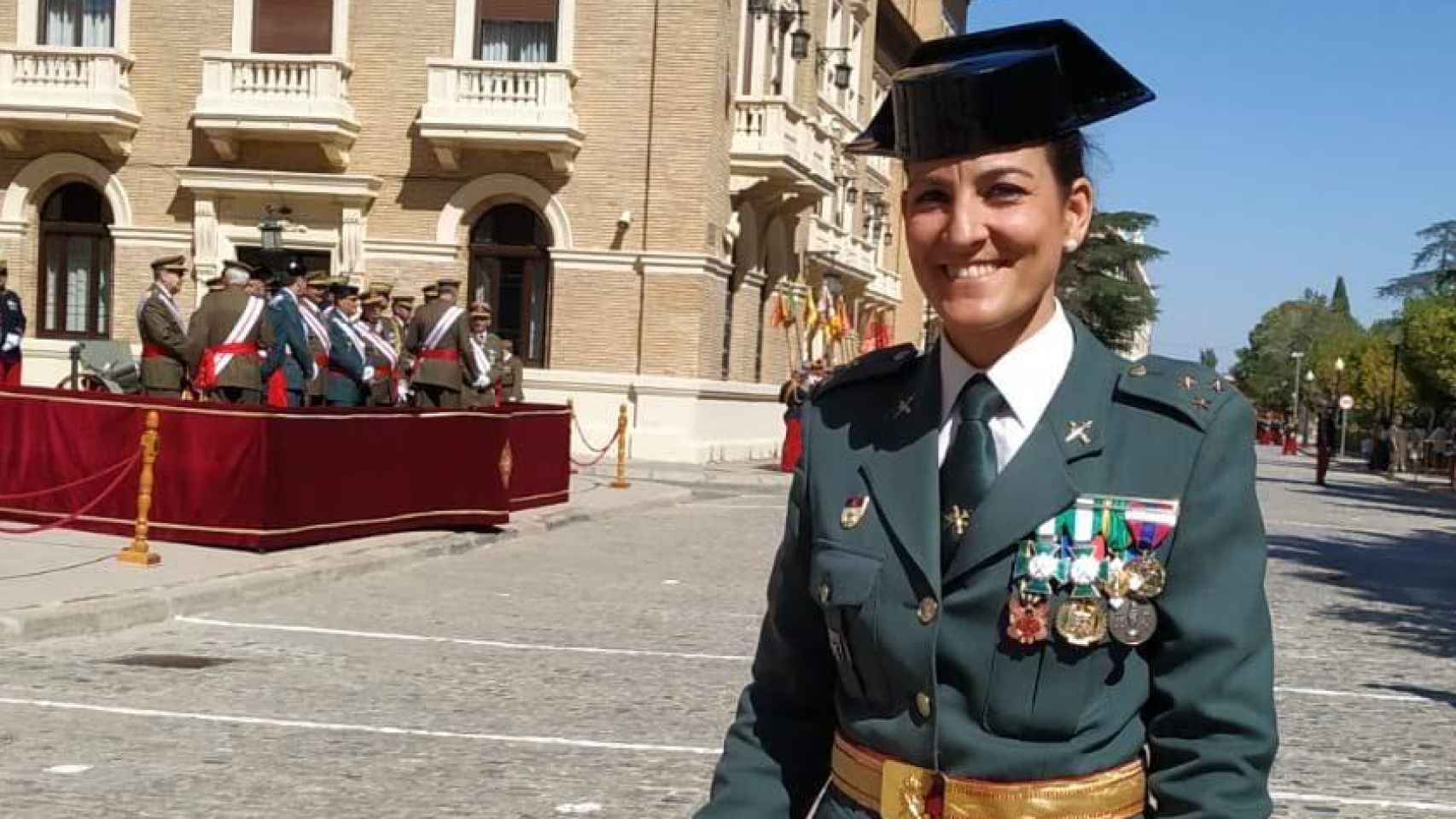 Adriana Tostón, comandante de la Guardia Civil.